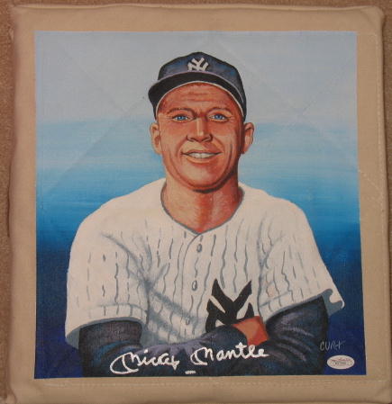 MICKEY MANTLE BASE UDA AUTHENTICATED