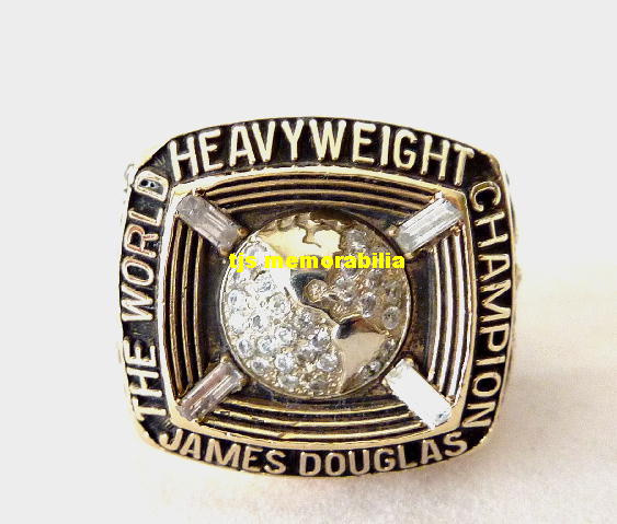 1990 's JAMES "BUSTER" DOUGLAS HEAVY WEIGHT CHAMPIONSHIP RING
