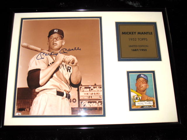 1952 MICKEY MANTLE COLLAGE 8 X 10