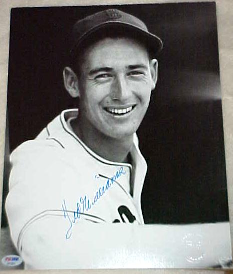 Ted Williams Signed Famous Beardon 11 x 14 photo