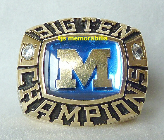 2000 MICHIGAN WOLVERINES BIG TEN CHAMPIONSHIP RING