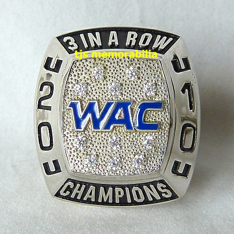 2010 UTAH STATE AGGIES WAC CHAMPIONSHIP RING