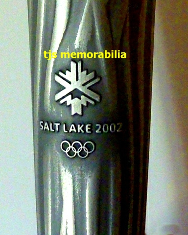 2002 SALT LAKE CITY OLYMPIC XIX TORCH USED IN OPENING CEREMONY