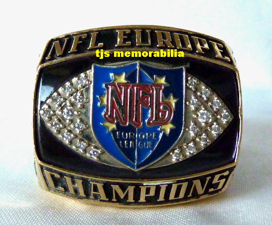 2003 FRANFURT GALAXY NFL EUROPE WORLD LEAGUE CHAMPIONSHIP RING