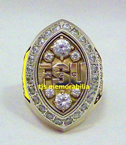 2003 FLORIDA STATE SEMINOLES ACC CHAMPIONSHIP RING