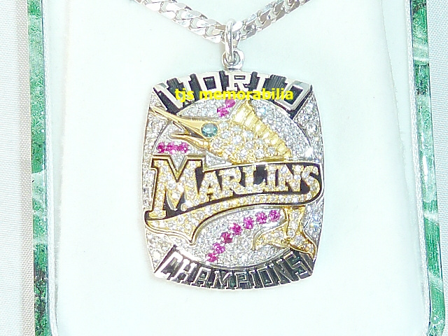 2003 FLORIDA MARLINS WORLD SERIES CHAMPIONSHIP RING TOP PENDANT