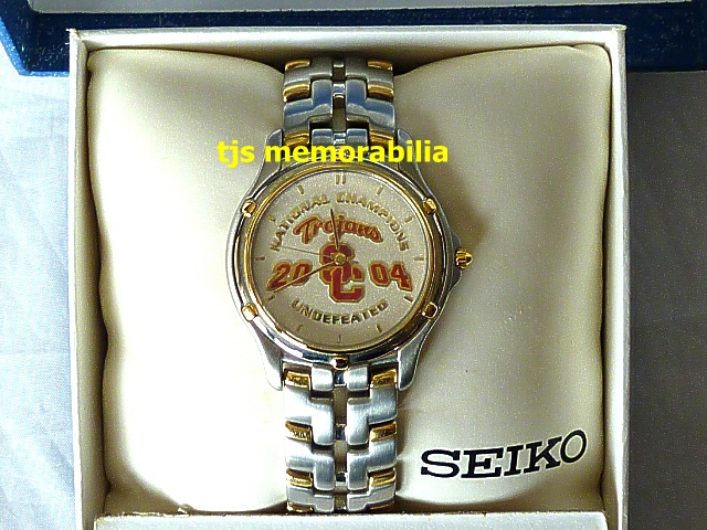 2004 USC TROJANS NATIONAL CHAMPIONSHIP WATCH