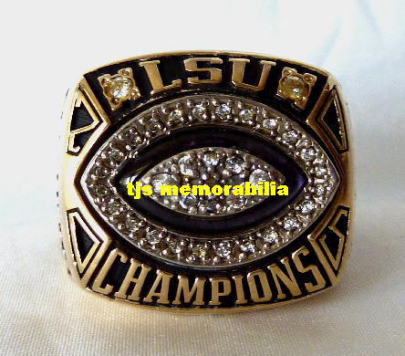 2005 LSU TIGERS PEACH BOWL CHAMPIONSHIP RING