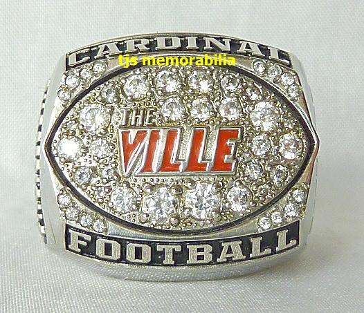 2006 LOUISVILLE CARDINALS ORANGE BOWL CHAMPIONSHIP RING