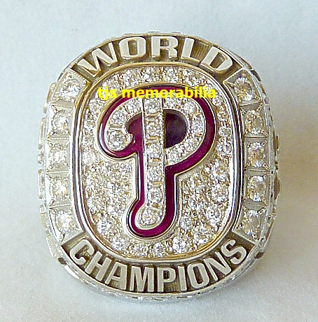 2008 PHILADELPHIA PHILLIES WORLD SERIES CHAMPIONSHIP RING