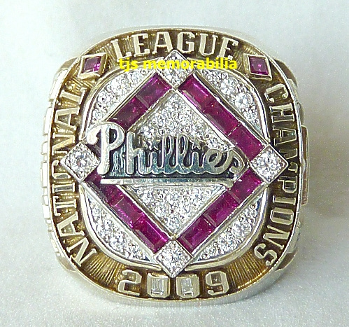 2009 PHILADELPHIA PHILLIES NATIONAL LEAGUE CHAMPIONSHIP RING