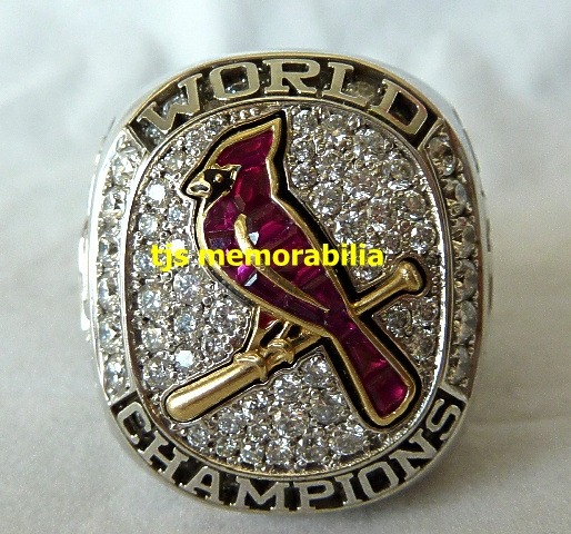 2011 SAINT LOUIS CARDINALS WORLD SERIES CHAMPIONSHIP RING & ORIGINAL PRESENTATION BOX