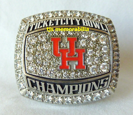 2011 HOUSTON COUGARS TICKETCITY BOWL CHAMPIONSHIP RING