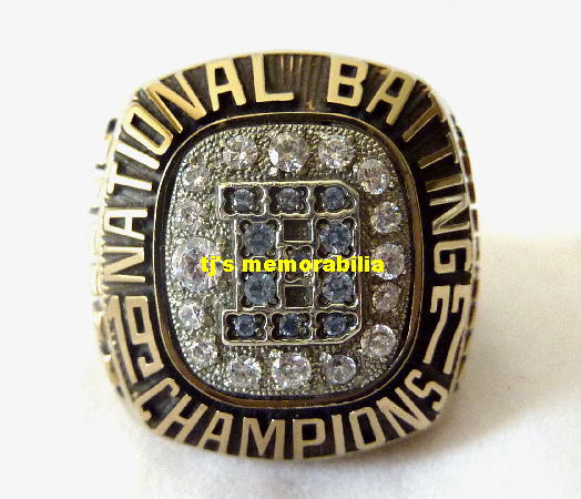 1977 NATIONAL BATTING CHAMPIONSHIP RING