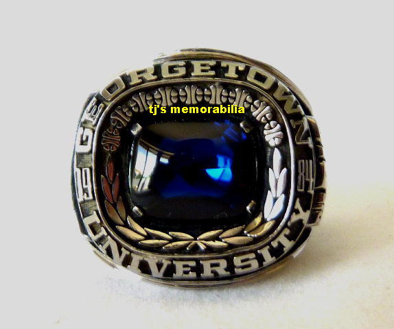 1984 GEORGETOWN HOYAS BIG EAST CHAMPIONSHIP RING