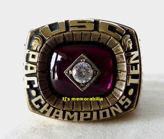 1985 USC TROJANS PAC 10 CHAMPIONSHIP RING