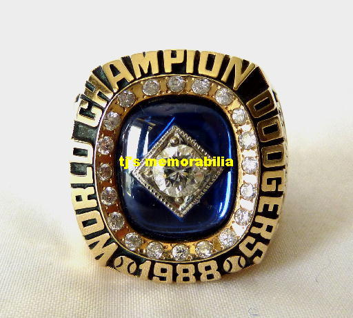 1988 LOS ANGELES DODGERS WORLD SERIES CHAMPIONSHIP RING