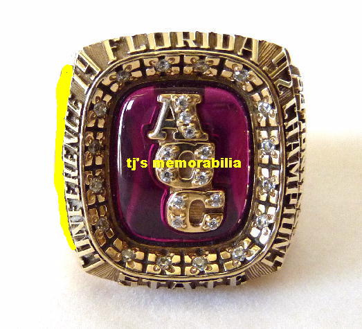 1992 FLORIDA STATE SEMINOLES ACC CHAMPIONSHIP RING