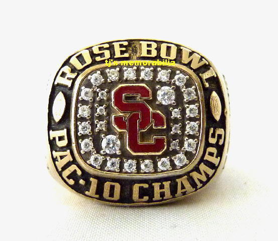 1995 USC TROJANS ROSE BOWL PAC - 10 CHAMPIONSHIP RING