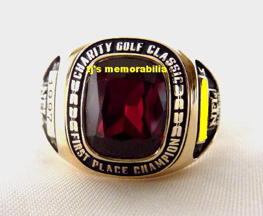 1997 NFL ALUMNI CHARITY GOLF CLASSIC FIRST PLACE CHAMPIONSHIP RING
