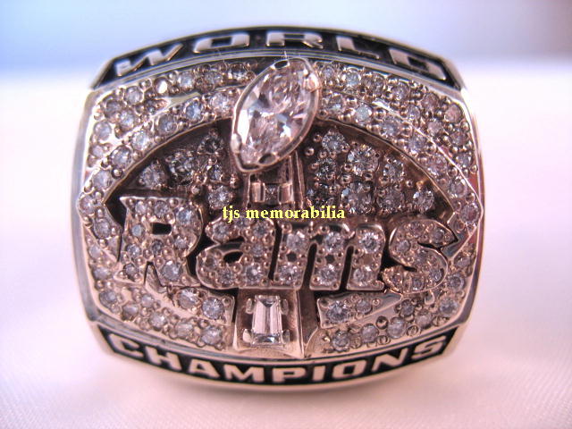 1999 ST LOUIS RAMS SB CHAMPIONSHIP PENDANT RING