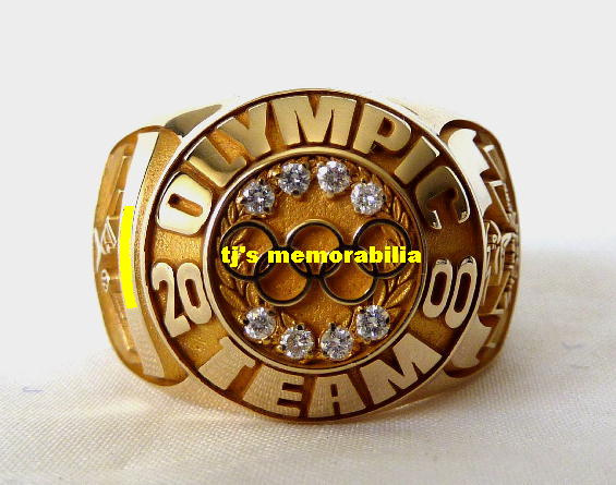 2000 TEAM USA OLYMPIC BASEBALL CHAMPIONSHIP RING
