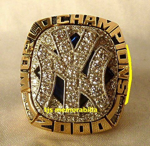 2000 NEW YORK YANKEES WORLD SERIES CHAMPIONSHIP RING