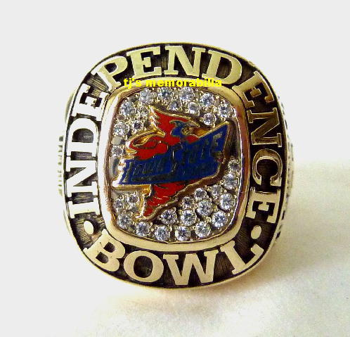 2001 IOWA STATE CYCLONES INDEPENDENCE BOWL CHAMPIONSHIP RING
