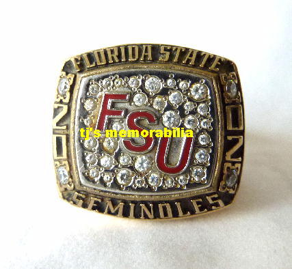 2002 FLORIDA STATE SEMINOLES GATOR BOWL CHAMPIONSHIP RING