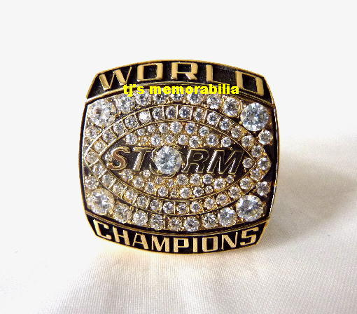 2003 TAMPA BAY STORM ARENA BOWL CHAMPIONSHIP RING