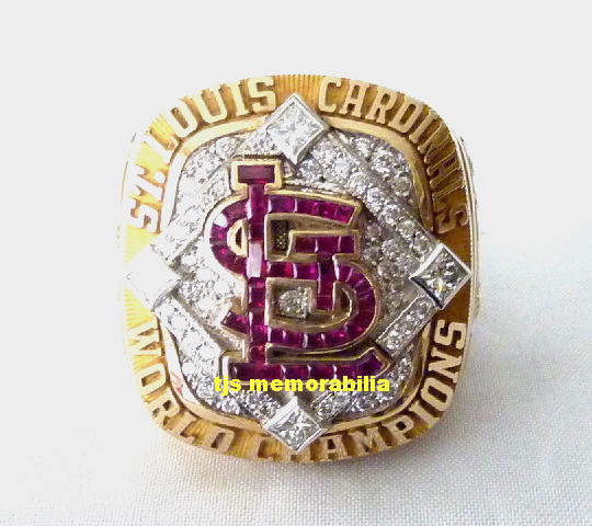 2006 ST LOUIS CARDINALS WORLD SERIES CHAMPIONSHIP RING WITH ORIGINAL PRESENTATION BOX  ! FORMER MLB 