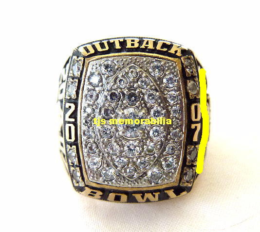 2007 PENN STATE NITTANY LIONS OUTBACK BOWL CHAMPIONSHIP RING