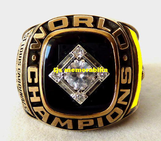 1967 SAINT LOUIS CARDINALS WORLD SERIES CHAMPIONSHIP RING