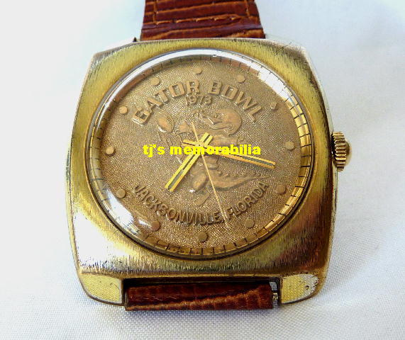 1973 TEXAS TECH RED RAIDERS GATOR BOWL CHAMPIONSHIP WATCH