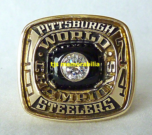 1974 PITTSBURGH STEELERS SUPER BOWL IX CHAMPIONSHIP PENDANT RING