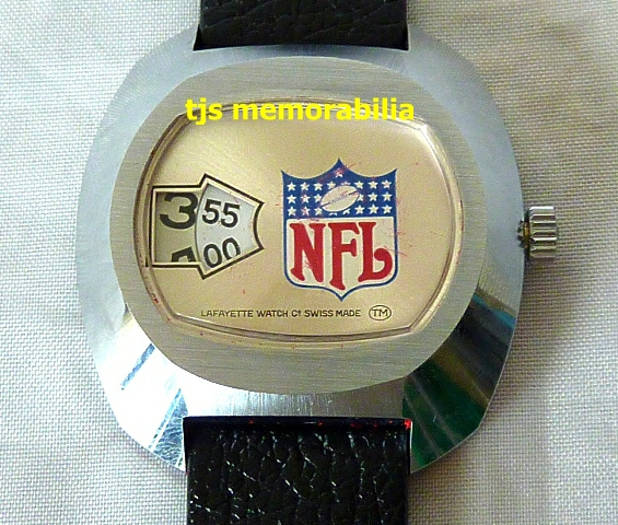 1976 SUPER BOWL X CHAMPIONSHIP WATCH WITH ORIGINAL PRESENTATION BOX