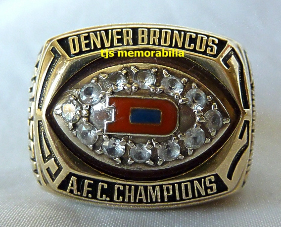 1977 DENVER BRONCOS AFC CHAMPIONSHIP RING