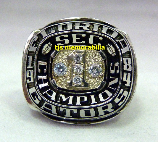 1984 FLORIDA GATORS SEC CHAMPIONSHIP RING