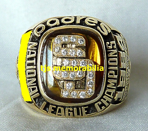 1984 SAN DIEGO PADRES NATIONAL LEAGUE CHAMPIONSHIP RING
