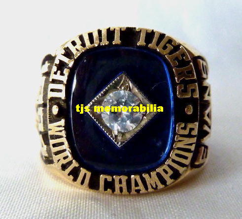 1984 DETROIT TIGERS WORLD SERIES CHAMPIONSHIP RING - LADIES