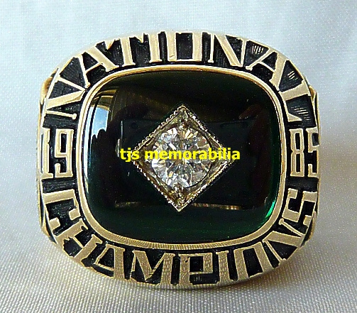 1985 MIAMI HURRICANES NATIONAL CHAMPIONSHIP RING