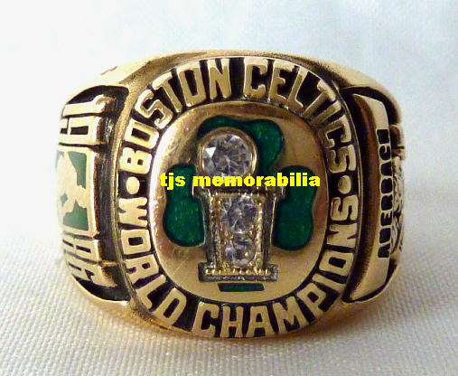 1986 BOSOTN CELTICS NBA CHAMPIONSHIP RING - LADIES !