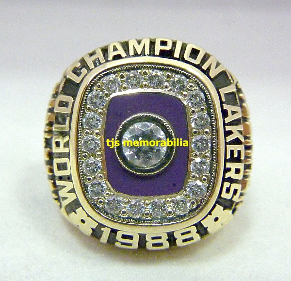 1988 LA LAKERS NBA WORLD CHAMPIONSHIP RING