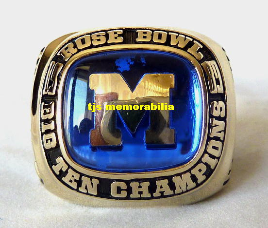 1989 MICHIGAN WOLVERINES BIG TEN CHAMPIONSHIP RING