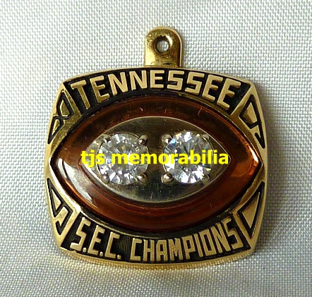 1990 TENNESSEE VOLUNTEERS SEC CHAMPIONSHIP RING TOP PENDANT