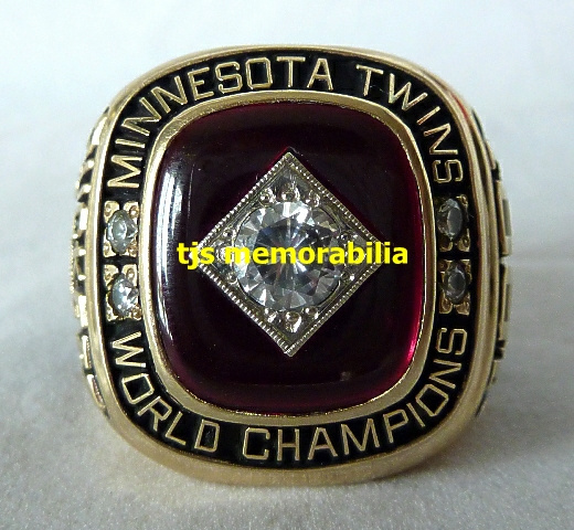 1991 MINNESOTA TWINS WORLD SERIES CHAMPIONSHIP RING