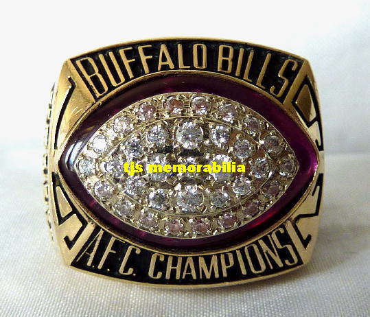 1992 BUFFALO BILLS AFC CHAMPIONSHIP RING