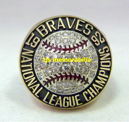 1992 ATLANTA BRAVES NATIONAL LEAGUE CHAMPIONSHIP RING