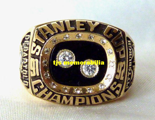 1992 PITTSBURGH PENGUINS STANLEY CUP CHAMPIONSHIP RING - LADIES !