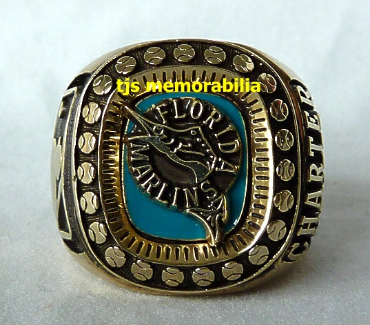 1993 FLORIDA MARLINS CHARTER MEMBER INAUGURAL CHAMPIONSHIP STYLE RING